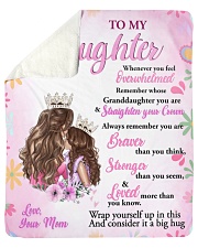 Mother daughter Hugged 2 Blanket Sherpa Fleece Blanket tile