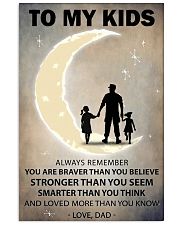To my kids 2 girl-1 11x17 Poster front