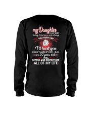 My daughter is my baby hooded -back Long Sleeve Tee tile