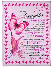 Baby Girl DD010608MA Large Fleece Blanket - 60" x 80" front