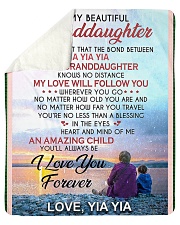 Grandma daughter beautiful YIA YIA Sherpa Fleece Blanket tile