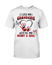 Grandparent Grandchildren Heart and Soul Premium Fit Mens Tee tile