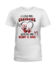 Grandparent Grandchildren Heart and Soul Ladies T-Shirt tile