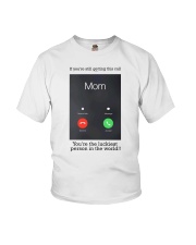 The Luckiest callo Mom2 Youth T-Shirt tile