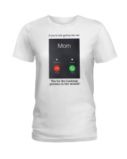 The Luckiest callo Mom2 Ladies T-Shirt tile