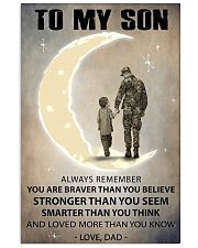 To my son 11x17 Poster front