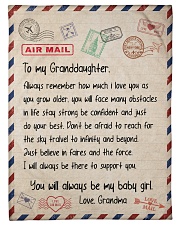 Grandmother Granddaughter Airmail Stronger 2 Fleece Blanket tile