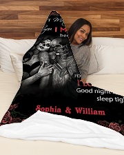 I Love You DD011918DH Customize Name Large Fleece Blanket - 60" x 80" aos-coral-fleece-blanket-60x80-lifestyle-front-03