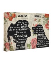 Dog Teacher DD010424DH Customize Name 24x16 Gallery Wrapped Canvas Prints front