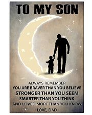 To my son 2 11x17 Poster front