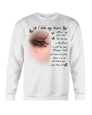 i hide my tears Crewneck Sweatshirt tile