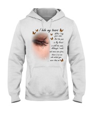 i hide my tears Hooded Sweatshirt tile