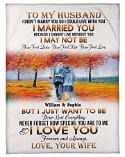 I Love You DD011606MA Customize Name Fleece Blanket tile