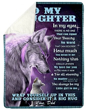 To my daughter big hug 3 Sherpa Fleece Blanket tile