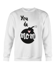 Husband wife you da mom Crewneck Sweatshirt tile
