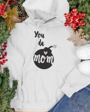 Husband wife you da mom Hooded Sweatshirt apparel-hooded-sweatshirt-lifestyle-front-70