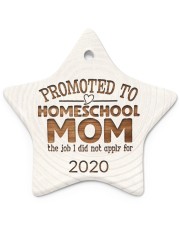 Promoted to homeschool - Chiristmas Ornament Star Ornament (Porcelain) tile