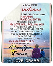Grandma Grandson beautiful GRAMMI Sherpa Fleece Blanket tile