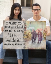 We Made It DD011412DH Customize Name 30x20 Gallery Wrapped Canvas Prints aos-canvas-pgw-30x20-lifestyle-front-24