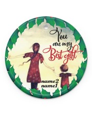 Best Gift Hands Ornament Christmas 7 Personalize Circle ornament - single (porcelain) front