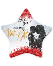 Best Gift Hands Ornament Christmas 8 Star Ornament (Porcelain) tile