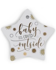 Baby Outside - Chiristmas Ornament Star Ornament (Wood) tile