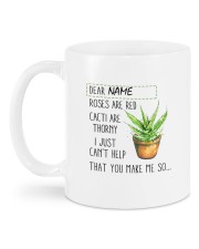 Aloe Vera DD011108MA Customize Name Mug back