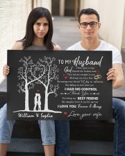 To My Husband DD011501DH Customize Name 30x20 Gallery Wrapped Canvas Prints aos-canvas-pgw-30x20-lifestyle-front-24