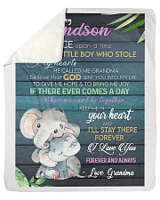 grandson Sherpa Fleece Blanket tile