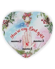 Best Gift Hands Ornament Christmas 4 Personalize Heart Ornament (Wood) tile