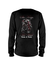 She Keeps Me Wild DD011122MA02 Customize Name Long Sleeve Tee tile