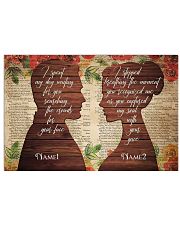 Love You DD011507DH Customize Name Horizontal Poster tile