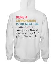 Children Grandmother Being Hooded Sweatshirt back