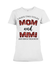Children Grandmother Red - MIMI Premium Fit Ladies Tee tile