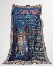 Girl Friend DD010610MA01 Large Fleece Blanket - 60" x 80" aos-coral-fleece-blanket-60x80-lifestyle-front-10a