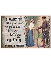 Cycling Customize Name Horizontal Poster tile