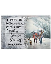 Lets Go Skiing DD010410NA Customize Name Horizontal Poster tile