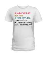 Children Grandmother Ask Mimi Ladies T-Shirt tile