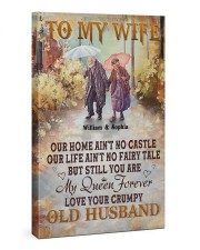 To My Wife DD011531MA Customize Name 24x36 Gallery Wrapped Canvas Prints front
