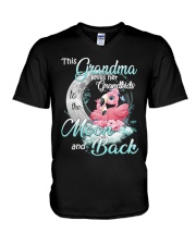 Moon and Back DD010614MA V-Neck T-Shirt tile