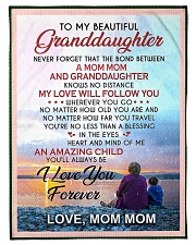 Grandma daughter beautiful MOM MOM Fleece Blanket tile