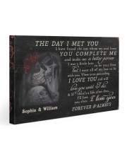 The Day I Met You DD011912MA Customize Name 30x20 Gallery Wrapped Canvas Prints front