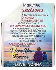 Grandma Grandson beautiful NONNA Sherpa Fleece Blanket tile