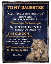 Lion Dad 3 Fleece Blanket tile