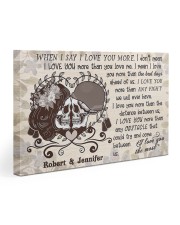 I Love You More DD010711DH Customize Name 30x20 Gallery Wrapped Canvas Prints front