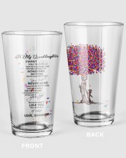 To my granddaughter tumbler Pint Glass tile