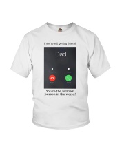 The Luckiest call Dad2 Youth T-Shirt tile