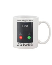The Luckiest call Dad2 Mug tile