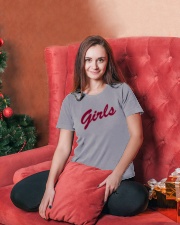 Girls T-Shirt from Friends - Red Ladies T-Shirt lifestyle-holiday-womenscrewneck-front-2