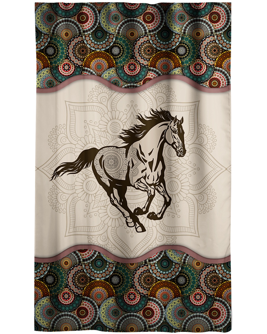 Horse Window Curtain - Sheer